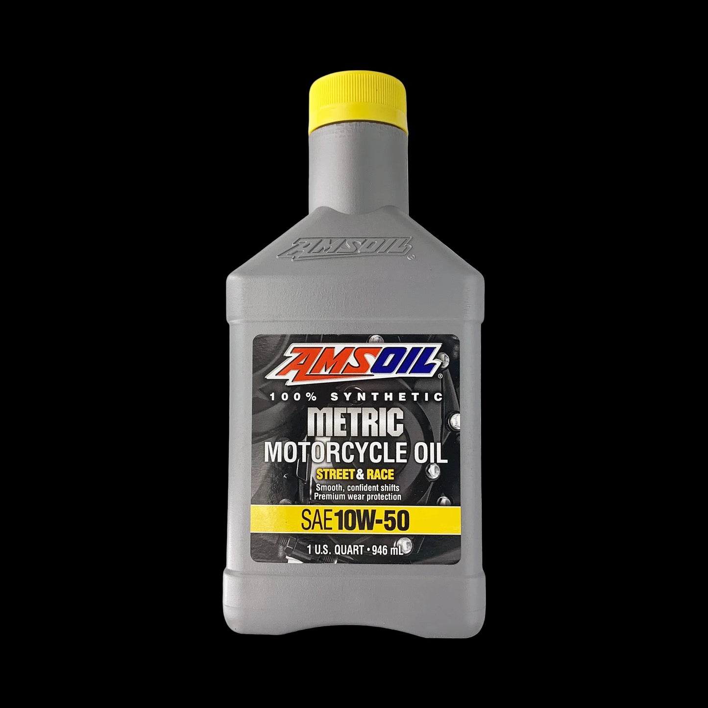AMSOIL Metric 100% Synthetic Engine Oil – 10W-40 / 10W-50 (1L Bottle)