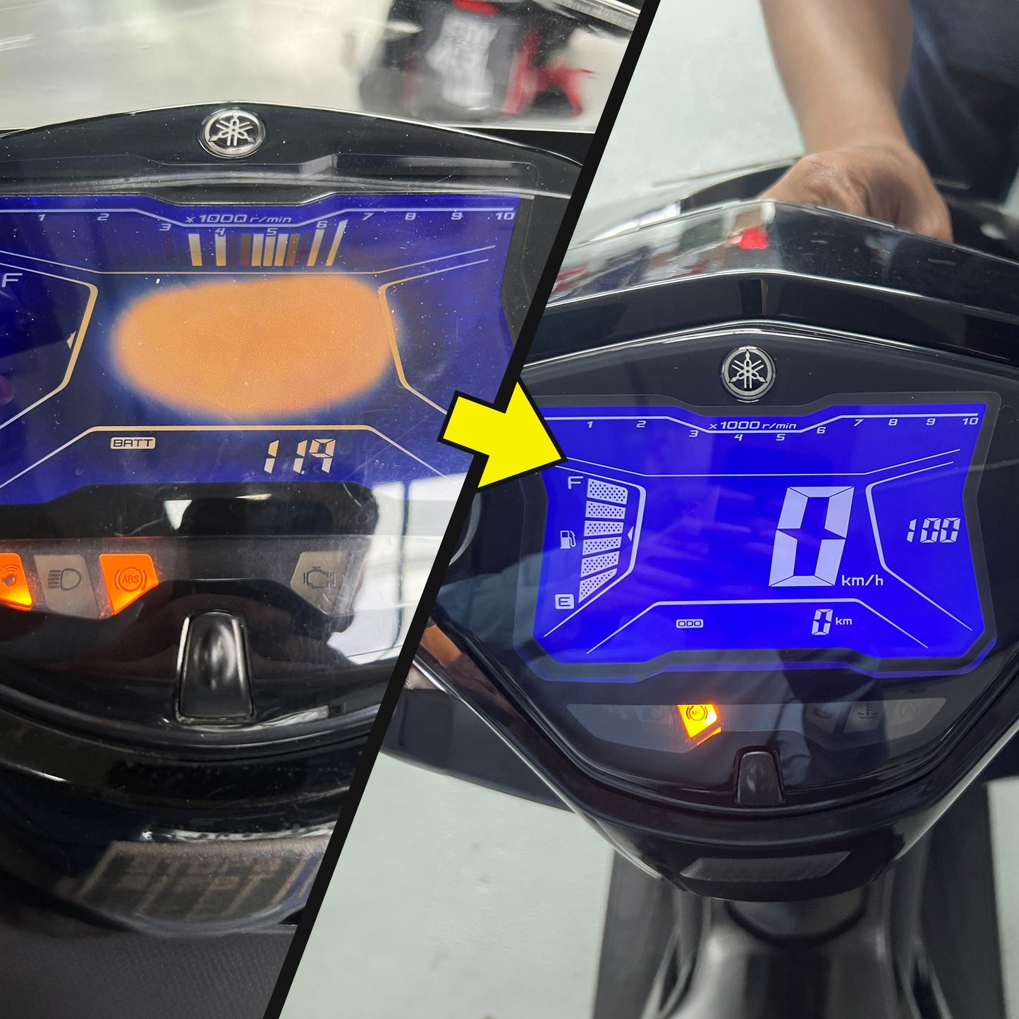 Aerox Meter Replacement (Keyless ABS V1 / Key V1)