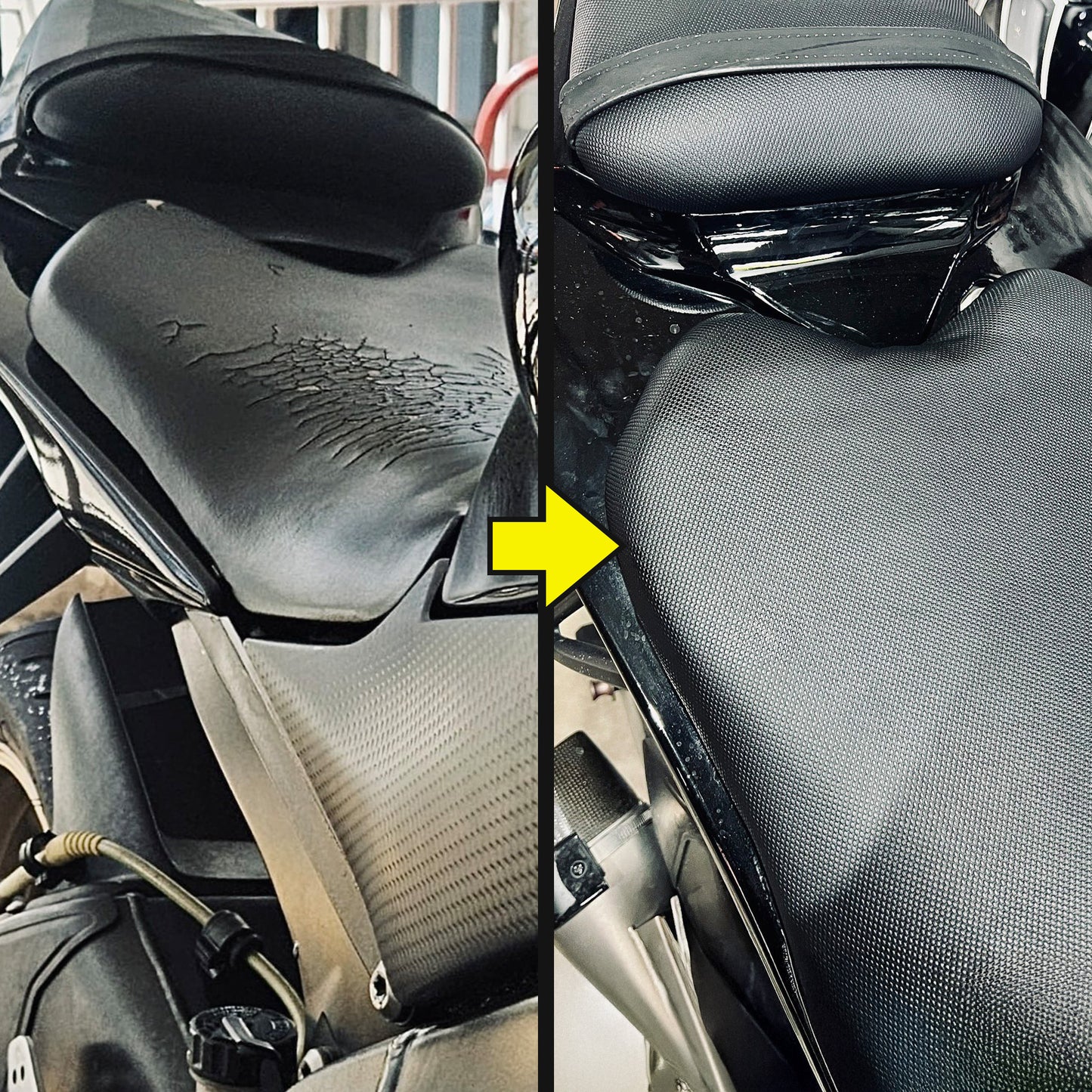 Custom Motorcycle Seat Reupholstery – Tailored for Yamaha & Honda Models