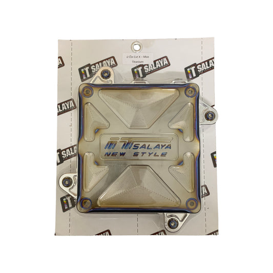 IT Salaya CVT Cover for Yamaha XMAX – Titanium Finish
