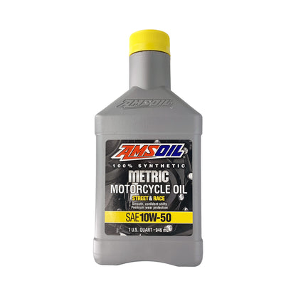 AMSOIL Metric 100% Synthetic Engine Oil – 10W-40 / 10W-50 (1L Bottle)